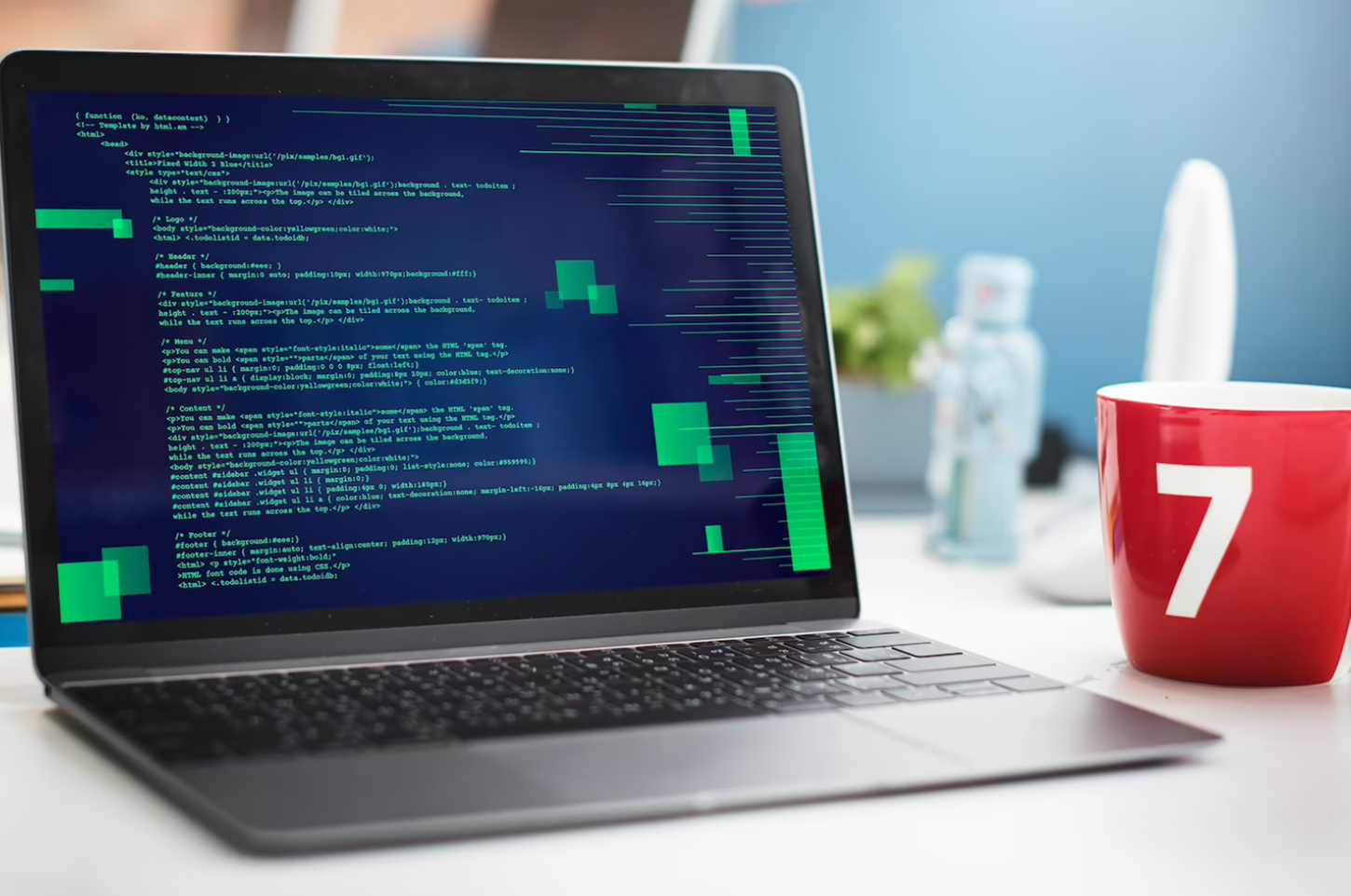 Ilustração de desenvolvimento de software